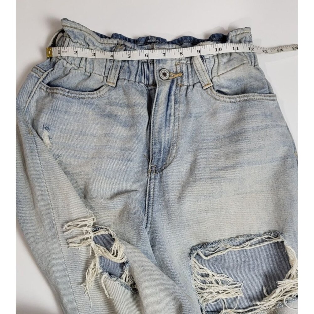 KanCan Light Wash Distressed Denim Jeans High-Waisted Size 3/25 - Picture 4 of 11